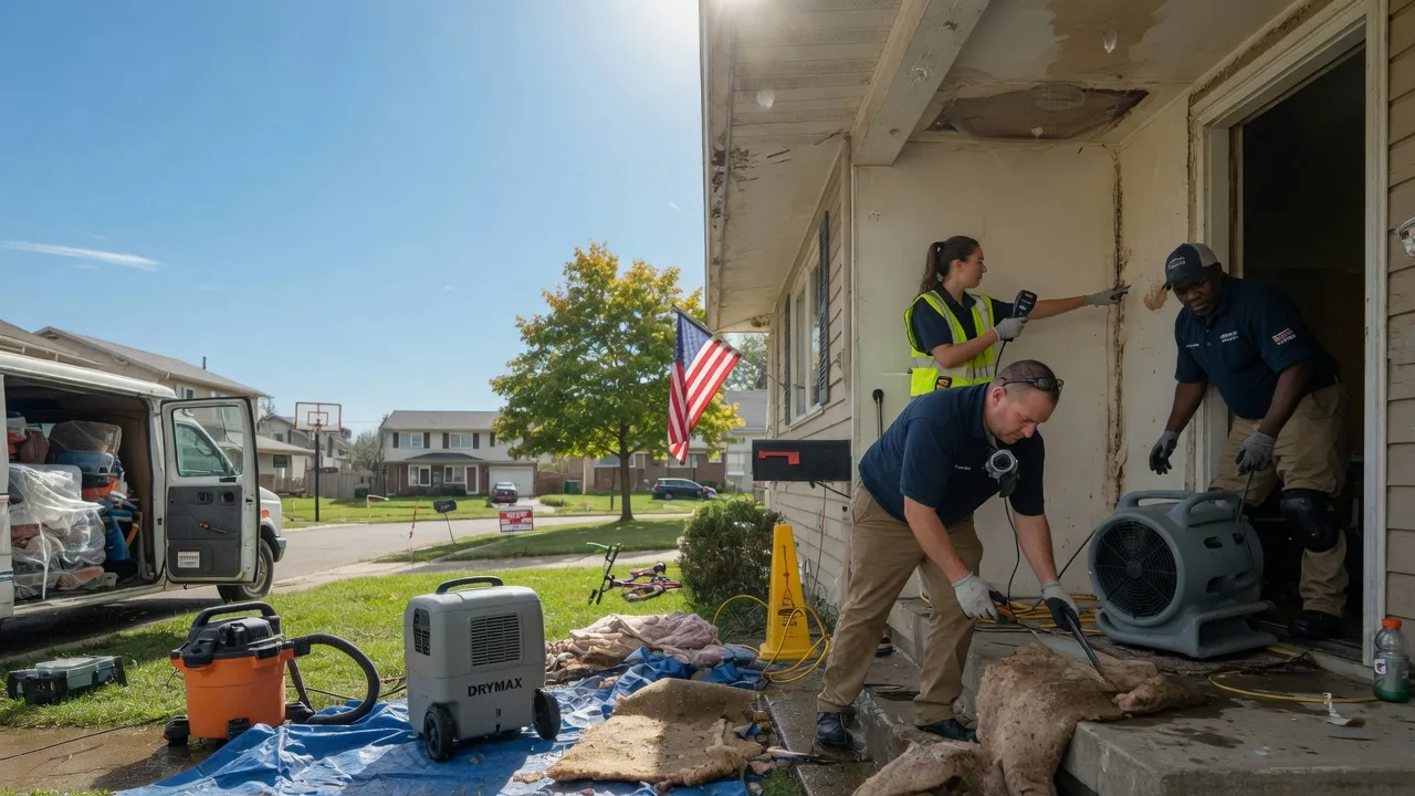 Water Damage Restoration in Burnettsville, IN near me
